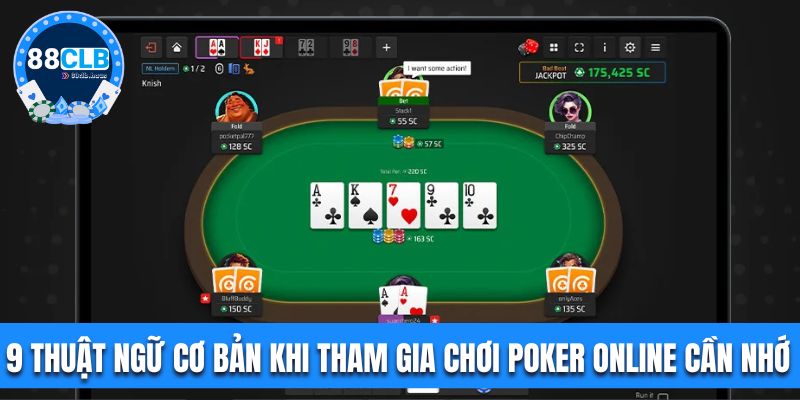 9 thuật ngữ cơ bản khi tham gia chơi poker online cần nhớ