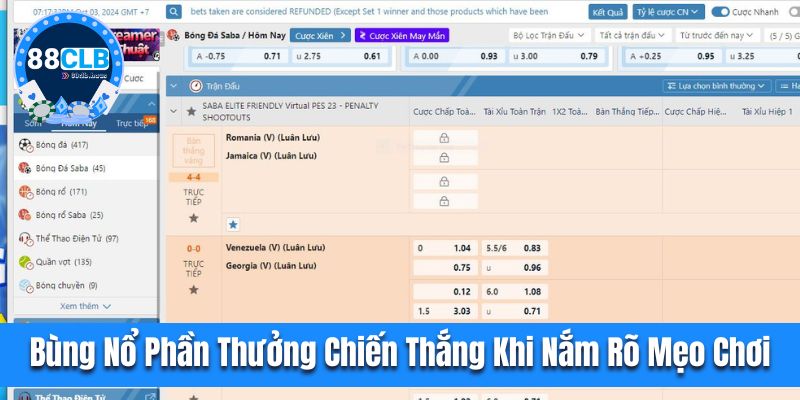 Bùng nổ phần thưởng chiến thắng khi nắm rõ mẹo chơi