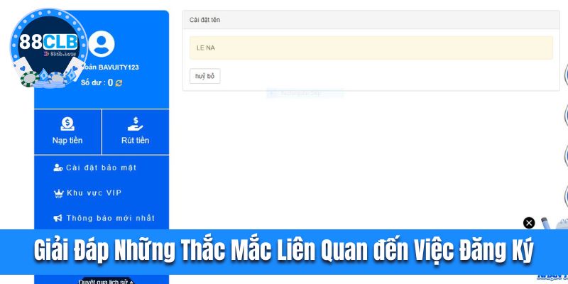 Giải đáp những thắc mắc liên quan đến việc đăng ký