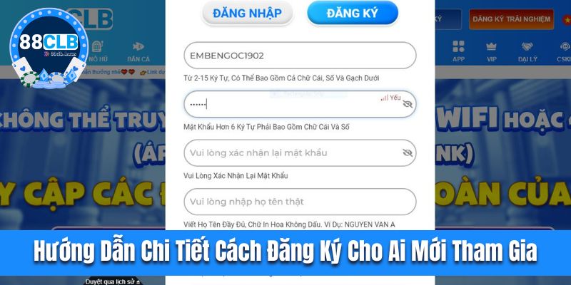 Hướng dẫn chi tiết cách đăng ký cho ai mới tham gia