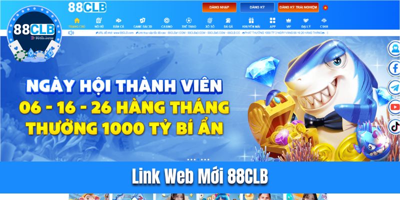 Link web mới 88clb