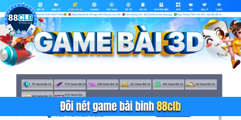 Đôi nét game bài binh 88CLB