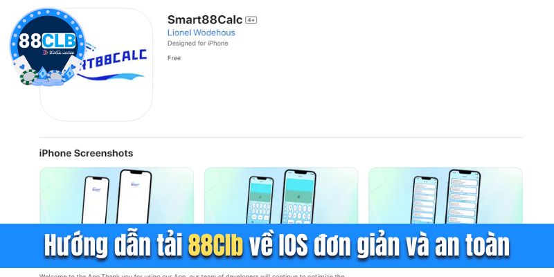 Hướng dẫn tải 88CLB về IOS đơn giản và an toàn